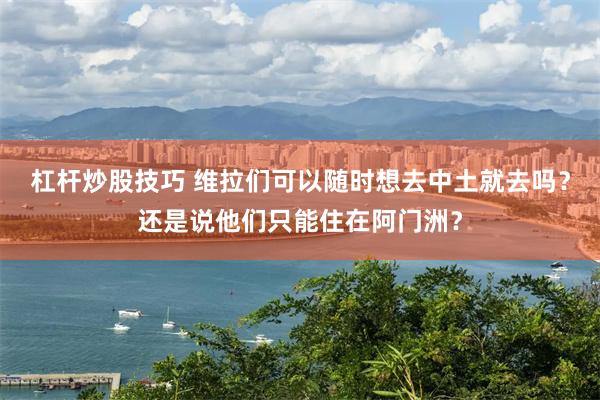 杠杆炒股技巧 维拉们可以随时想去中土就去吗？还是说他们只能住在阿门洲？